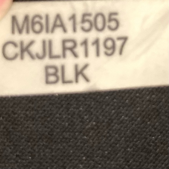 Calvin Klein Black Tank Top with Silver Tone Grommets - Picture 10 of 15